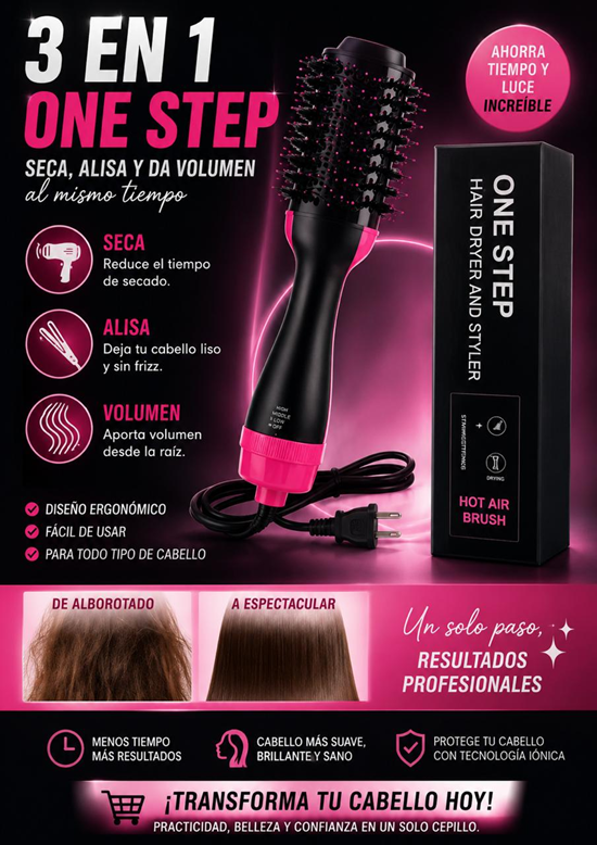 Cepillo 3 en 1 One Step